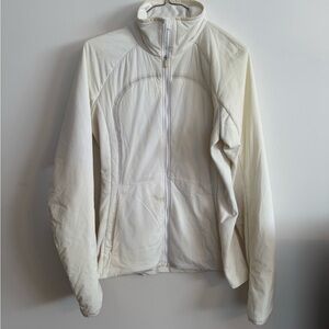 lululemon athletica White Full-Zip Jacket